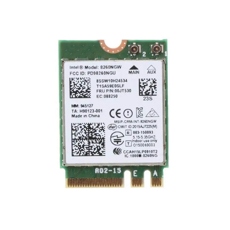 Intel wireless-AC 8260 Двухдиапазонная карта Wifi Bluetooth для lenovo ThinkPad YOGA IBM 00JT480 00JT382 00JT530 00JT532