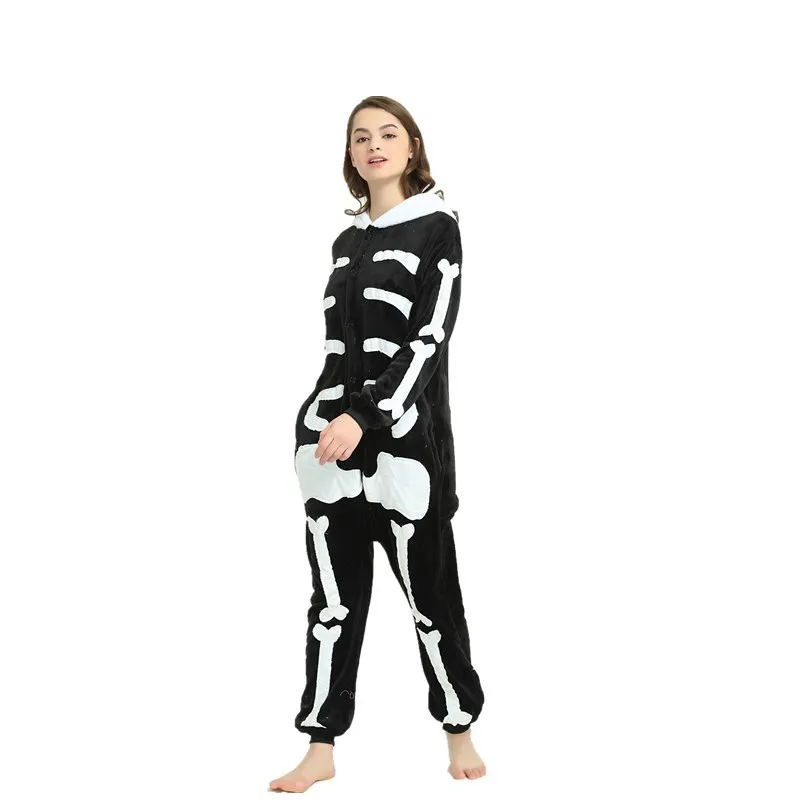 

Kigurumi Skeleton onesies Pajamas Sets animal costume Pyjamas Unisex Cartoon Cosplay character pijamas sleepwear