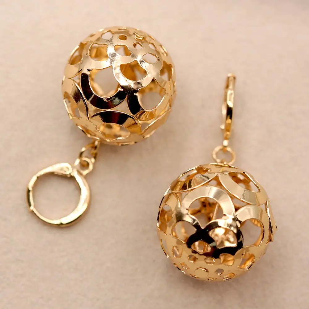 Трендовые Висячие серьги для женщин, круглые серьги золотого цвета с цирконием, роскошные ювелирные изделия для свадебной вечеринки, подарок