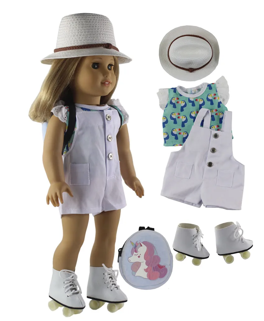 Fashion Doll Clothes Set Toy Clothing Outfit for 18