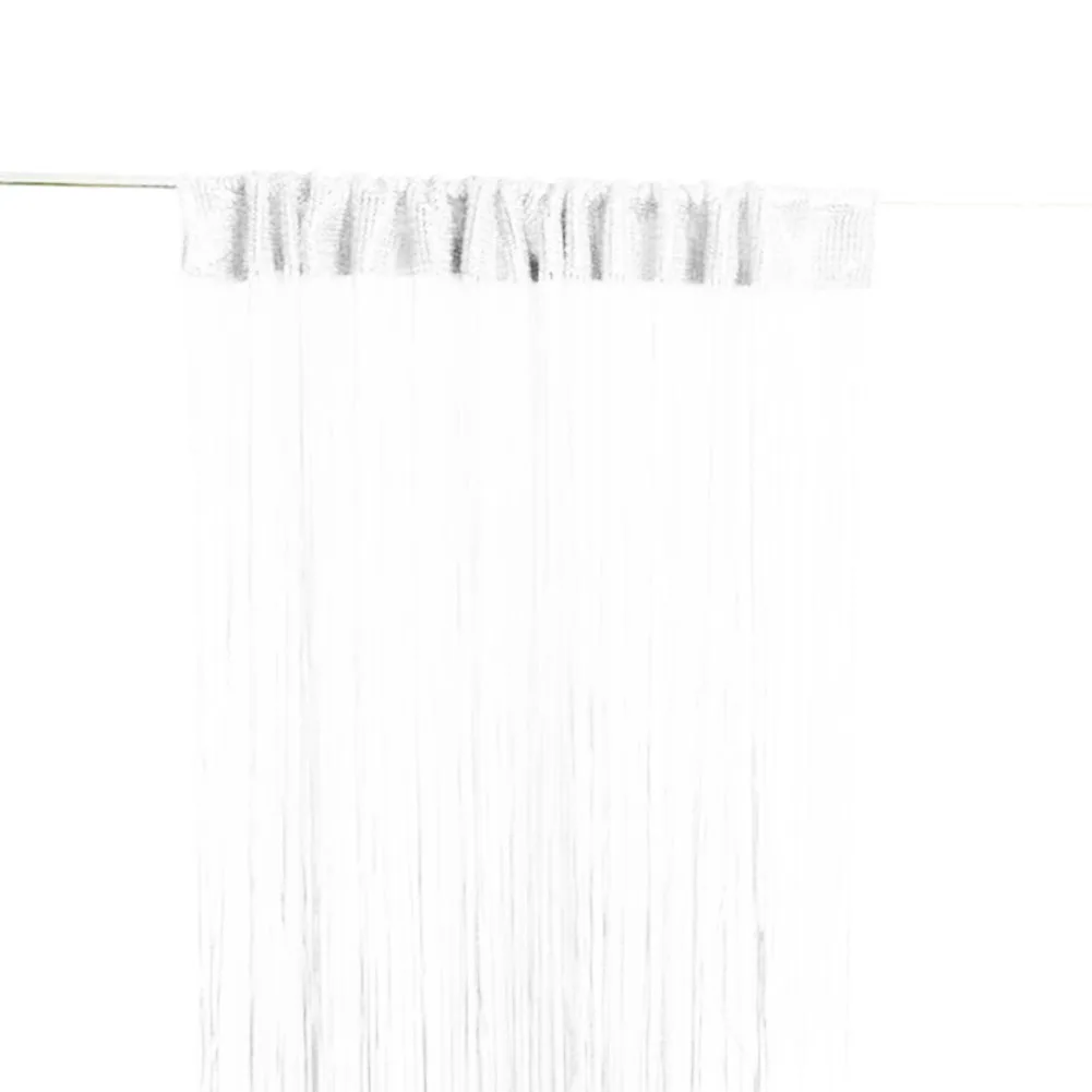 1x2m Fly Screen String Curtain Decor Net Window Divider For Door Tassel Living Room Home Bedroom Fringe Party Patio Panel