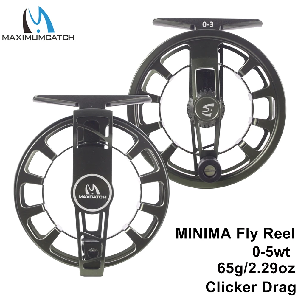 Maximumcatch MINIMA 0-5wt Light Weight Fly Fishing Reel Clicker