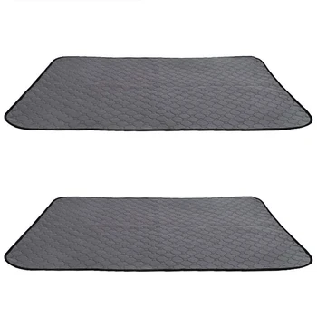 

Washable Dog Diaper Pad, Reusable Waterproof Bedpan Pad Non-Slip In-House Training Travel Mat 135X100cm