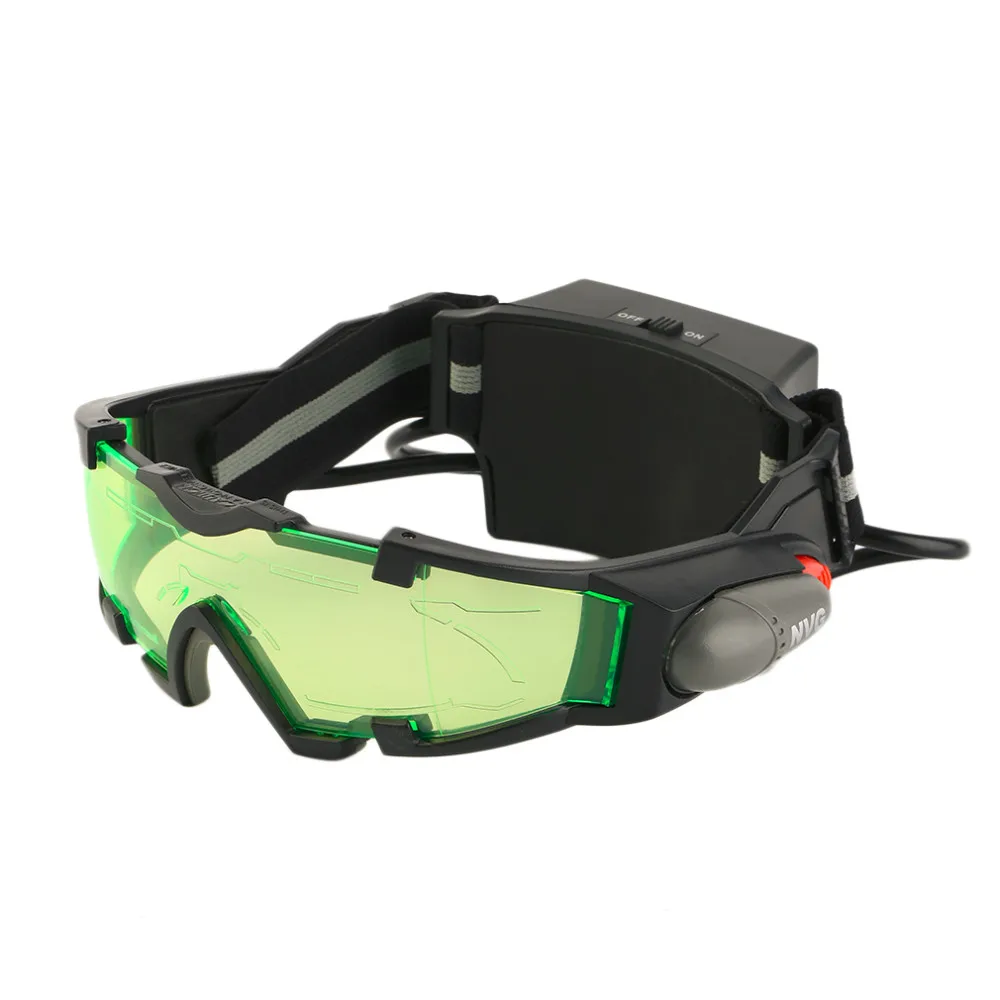 Горный велосипед Biicycle Googles регулируемый светодиодный очки ночного видения с откидывающейся светлой линзой для глаз очки для езды на