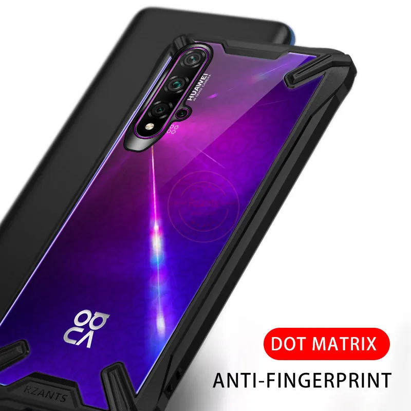 Противоударный армированный силиконовый чехол для huawei Nova 5T прозрачные чехлы для huawei Honor 20/Honor 20S роскошный акриловый чехол из ТПУ