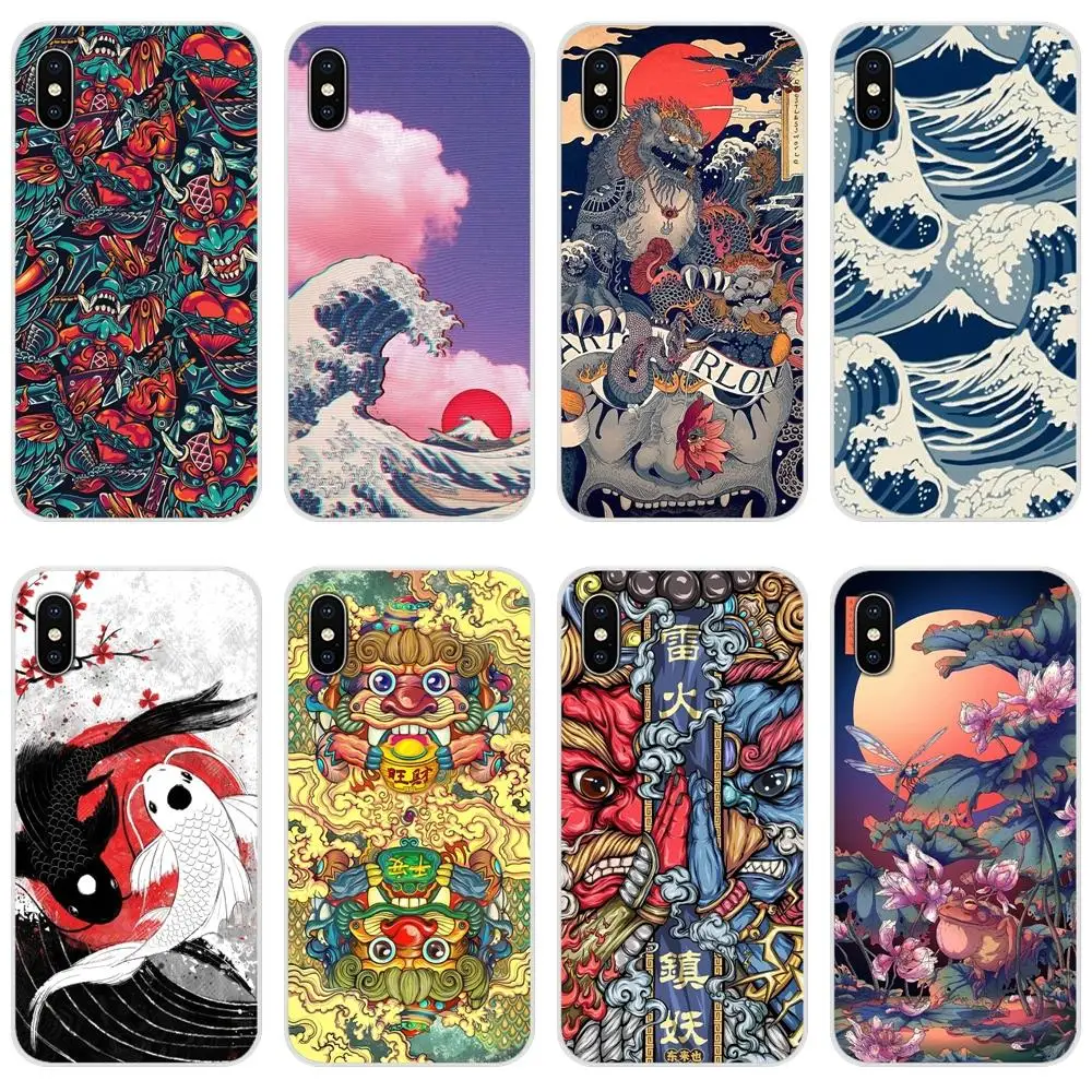 Чехлы для телефонов Huawei Y5 Y6 Y7 Y9 Prime Pro GR3 GR5 2017 2018 2019 Y3II Y5II Y6II в японском стиле |