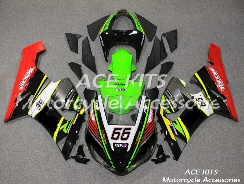 Новый обтекатель для мотоцикла ABS Подходит kawasaki Ninja ZX6R 599 636 2005 2006 литьевая пресс