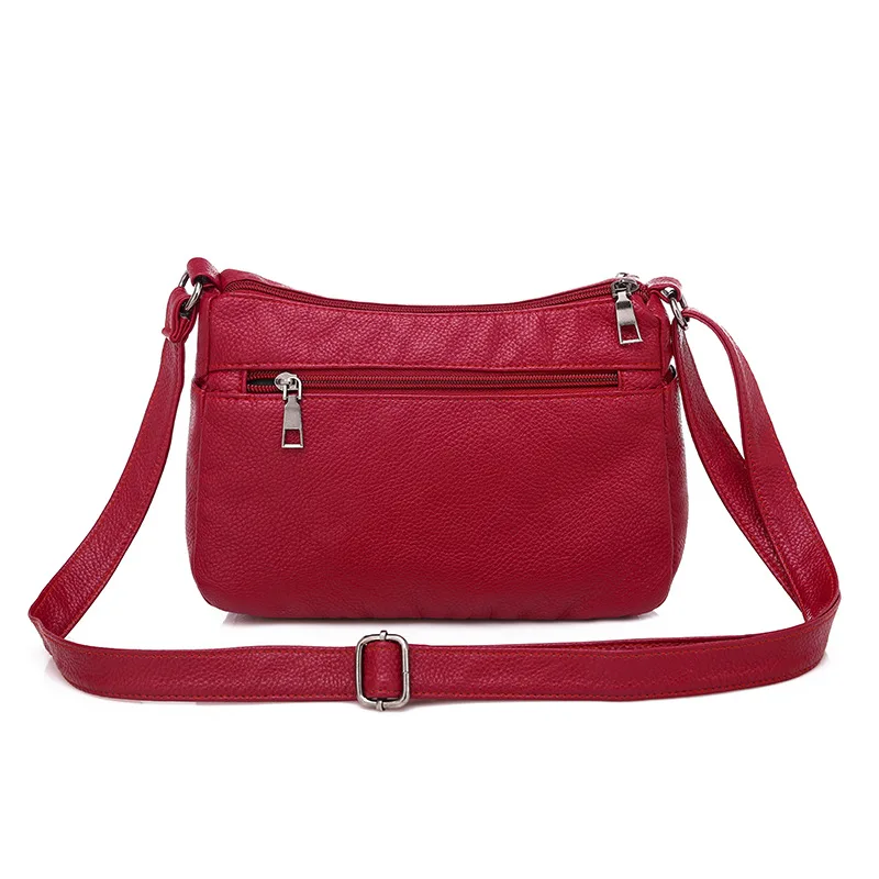 

Light Women's Shoulder ruan pi bao Trend Travel guang jie bao Versatile Washing Leather Bag Large Capacity-Style Shoulder Bag