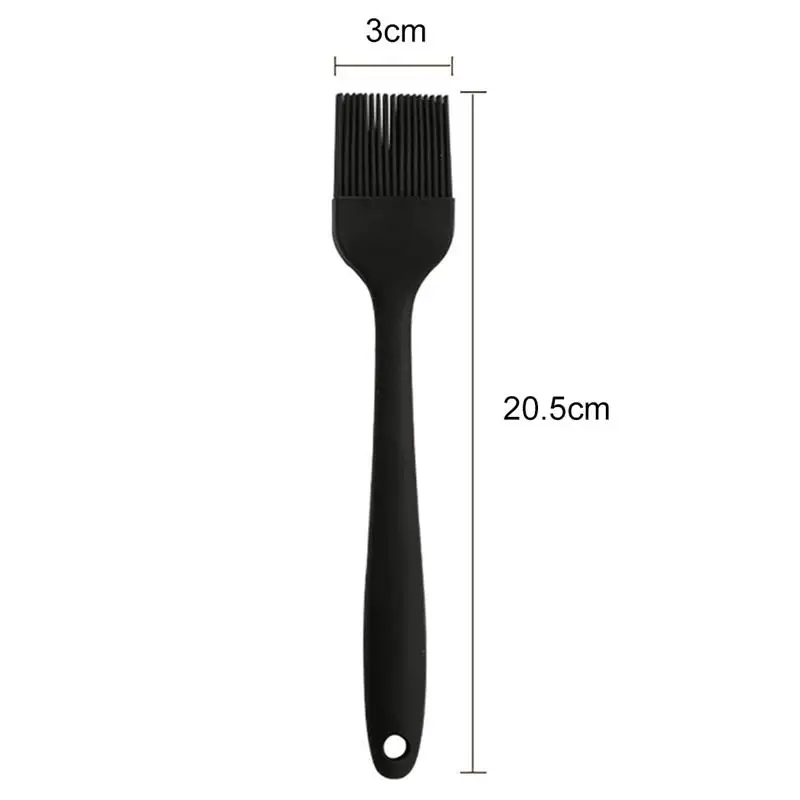 Kapmore 1pc Food Grade Silicone Basting Brush Heat-Resistant Baking Brush Grilling Oil Baking BBQ Tools Accessories