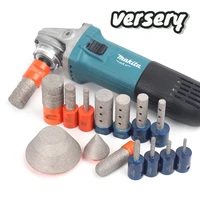 Versery  M14 Thread Vacuum Brazed Diamond Dry Finger Chamfer Bit For Tile Marble Ceramic Granite Enlarge Hole Milling Tools