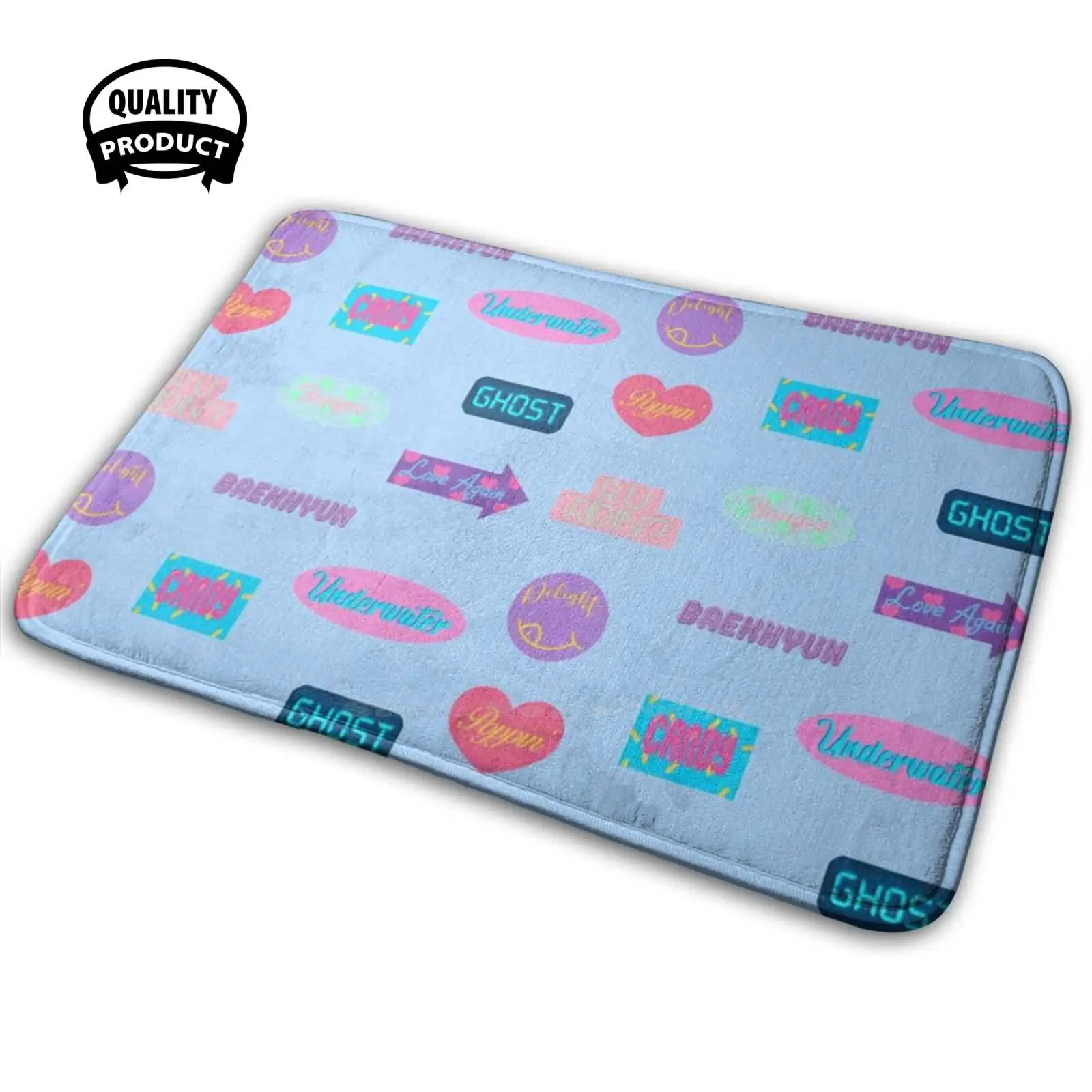 Delight 3D Soft Tappetino Antiscivolo Tappeto Tappeto Cuscino Delight Baekhyun Exo Nct Sm Superm Nct 127 Nct Nct Dream Candy Delight Album