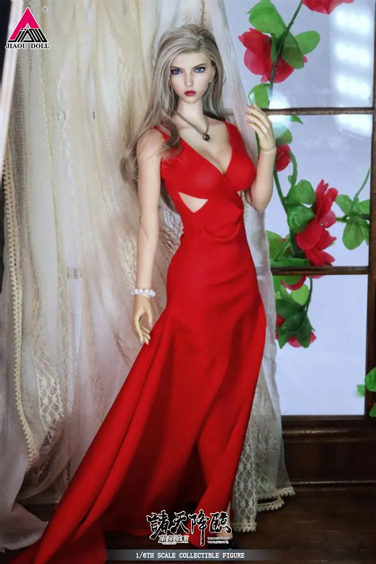 Супертеологическая Seminary 1/6 Angel Yan Beauty Girl набор женских фигурок с 2 платьями белое и