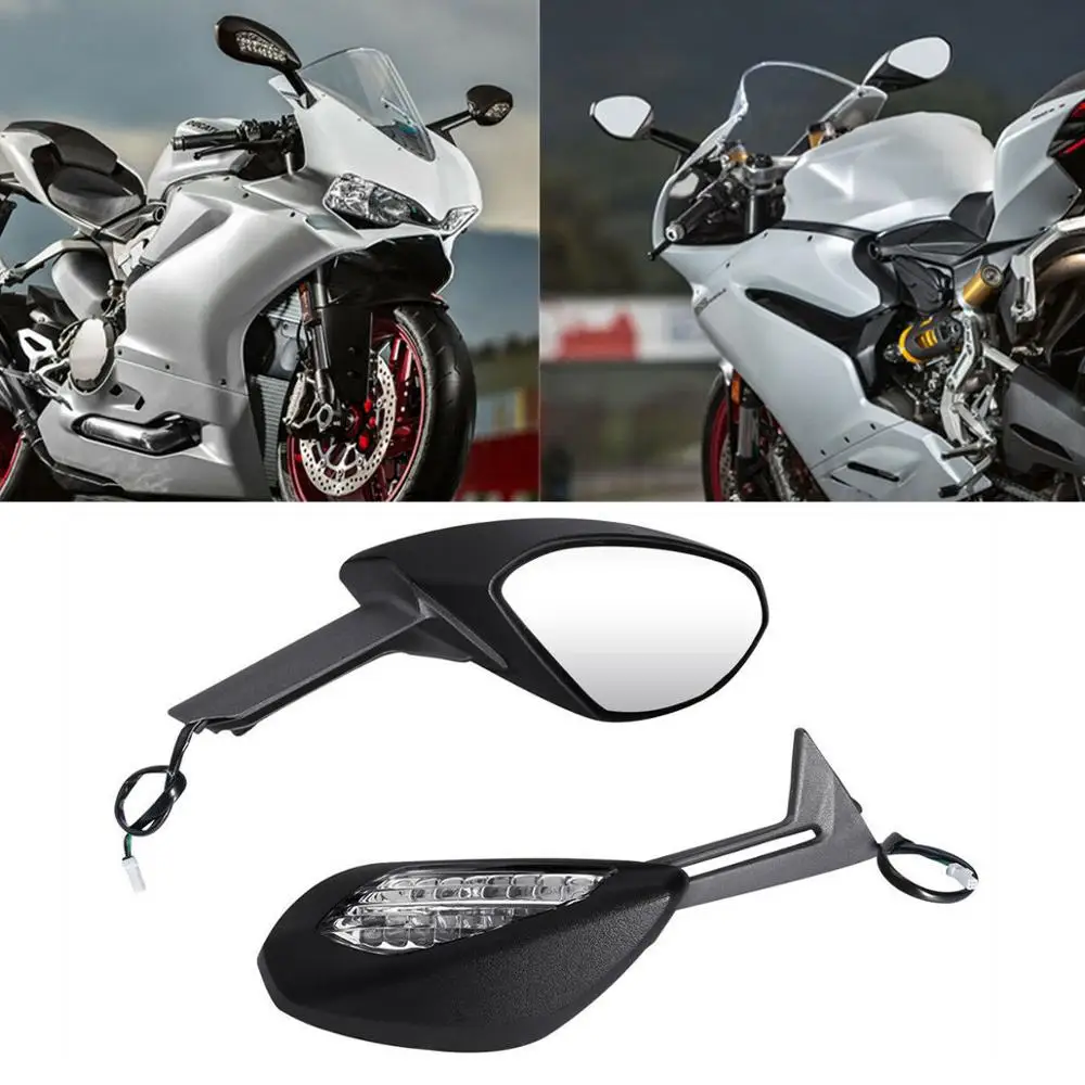 Мотоцикл поворота Светильник Зеркала для поездок на мотоцикле Ducati 1299 Panigale S 2015 2016