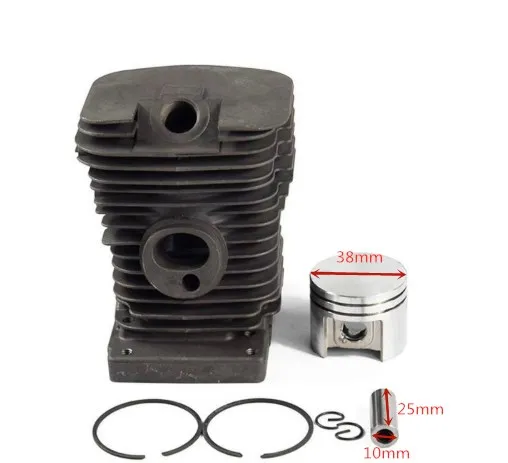 

38MM NIKASIL Cylinder Piston Rings Kit For STIHL MS180 MS 180 018 Chain Saws Chainsaw Engine Parts 11300201208, 1130 020 1208
