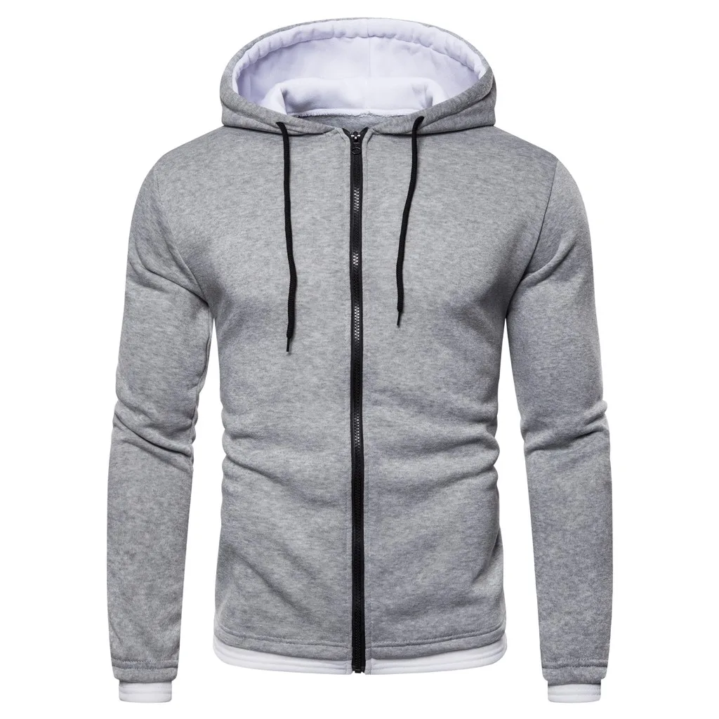 Jaycosin 3XL зимние куртки мужские пальто из плотного флиса со стоячим воротником мужские куртки повседневная однотонная мужская верхняя одежда теплая Прямая поставка 9