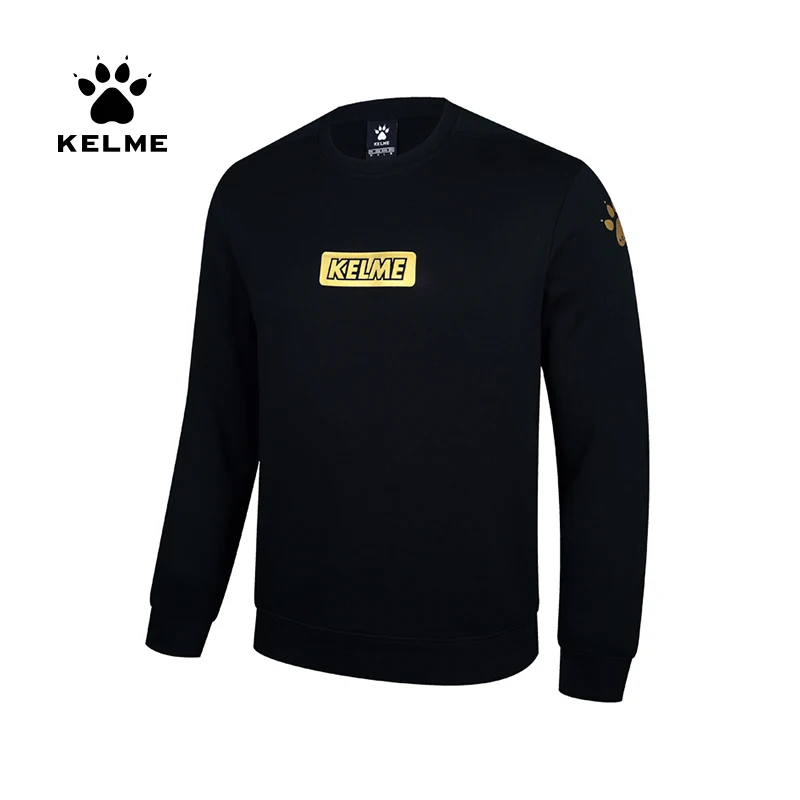Мужская Спортивная Толстовка KELME тренировочный пуловер с длинным рукавом на