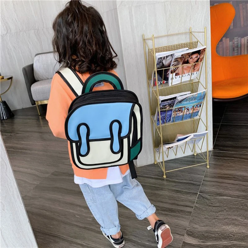 New Toddler Backpack Children School Bag 3d Stereo Two-dimensional