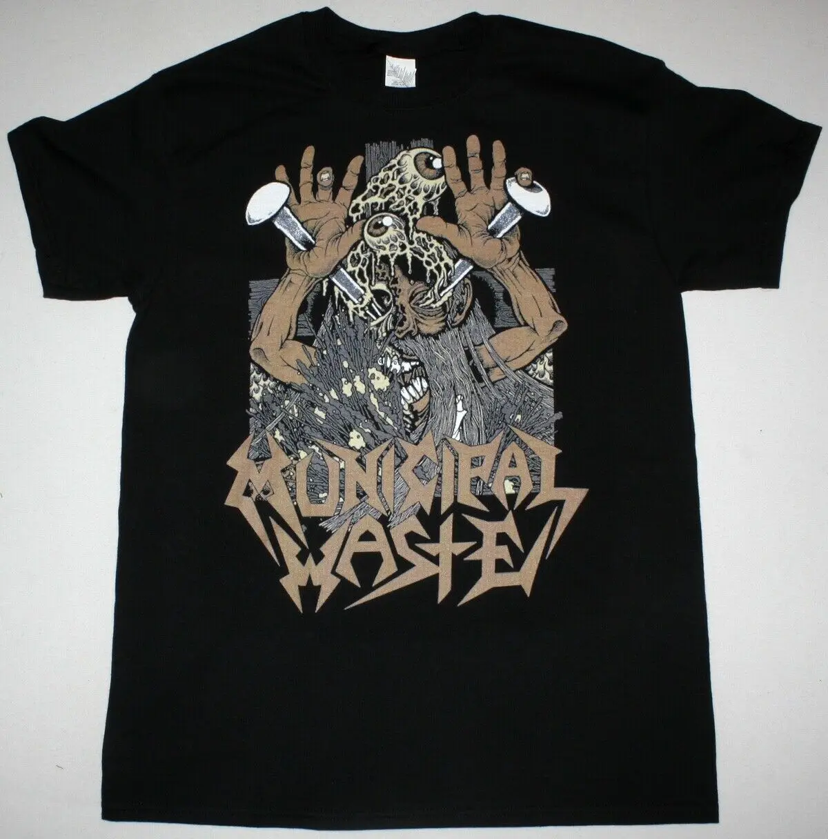 Новая Черная футболка с надписью Municipal Waste The Thrashin Of Christ Thrash |