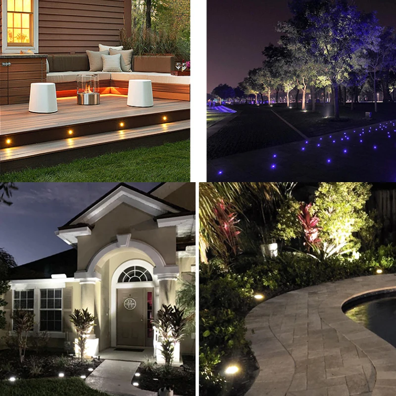 Neue Wasserdichte led licht garten unterirdischen 3W IP68 Outdoor Begraben Garten Pfad Spot Einbau Inground Beleuchtung Wand stainless304 – Detail 16