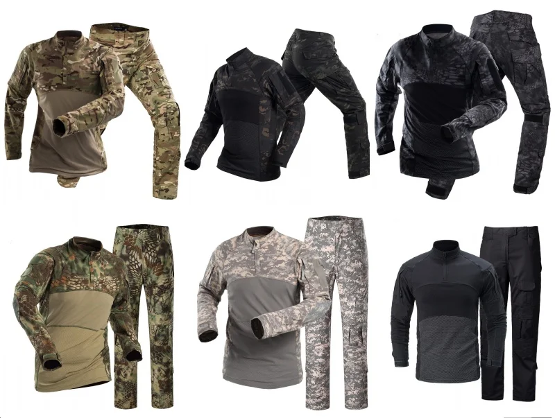 Охотничий камуфляж тактический Снайперский прицел Униформа BDU комплексный Камуфляж для страйкбола одежда военная армейская форма боевой рубашка брюки костюм