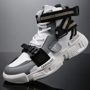 

SENTA High Top Sport Shoes Designer Sneakers Good Quality Breathable Running Shoes for Men Chunky Dad Shoes Athletic Zapatillas
