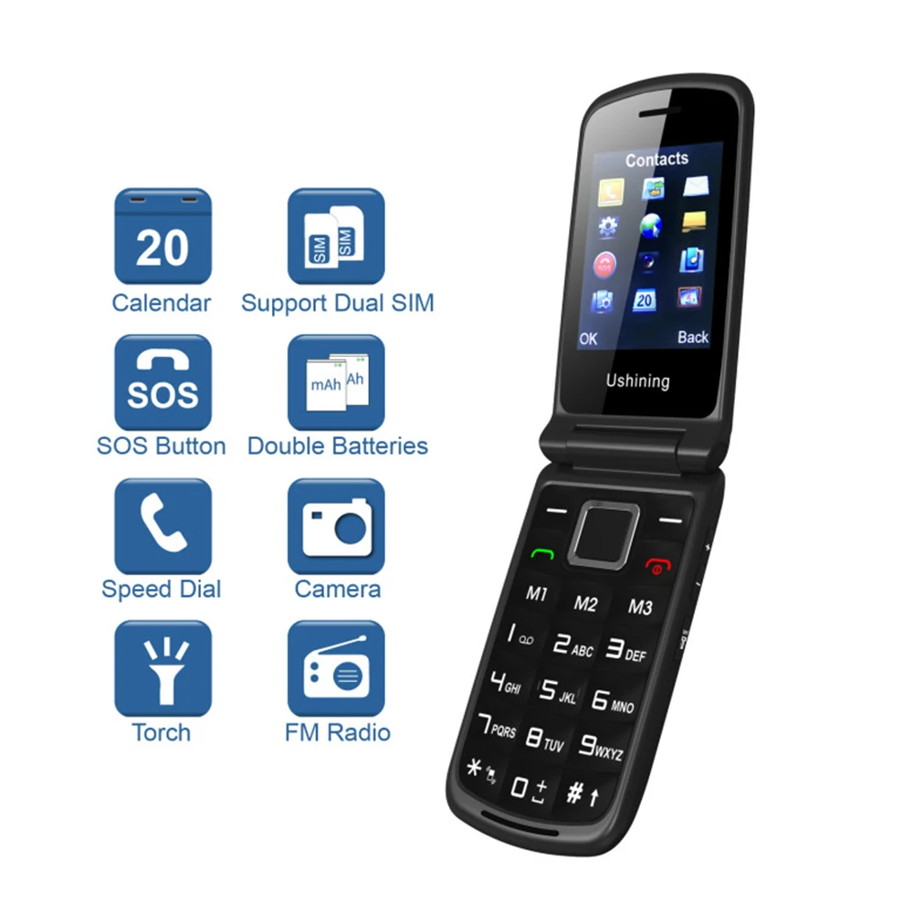 3G Big Button Basic Mobile Phones UnlockedDual Sim