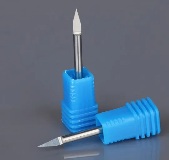 

10pcs/Set 1/8 3.175mm 10-90 angle V Shape Flat Bottom Carbide Engraving Milling Cutters Spiral Bit CNC Router bits tools knife