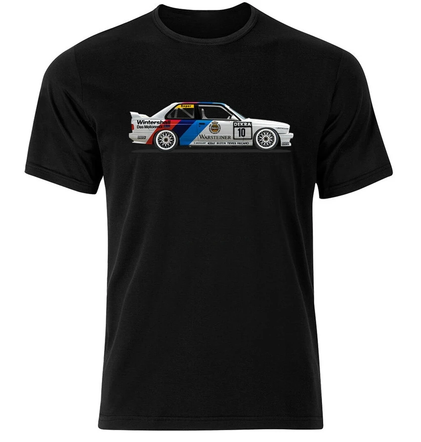 Футболка Fuer E30 M3 DTM Fan футболка для тюнинга S/m/l/xl/xxl в стиле хип-хоп | Мужская одежда