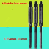 1pcs Black HSS Size Range Adjustable Hand Reamer 6 8 10 12 15 20 25mm 1