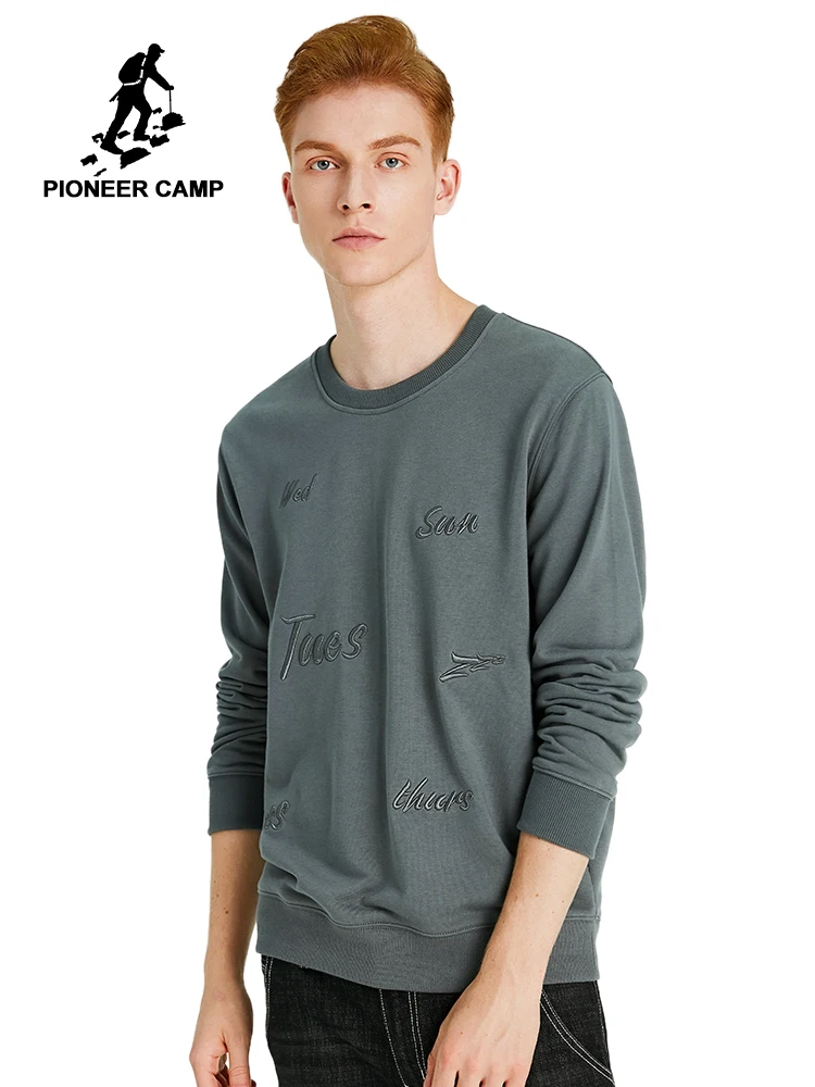Мужская однотонная Толстовка Pioneer Camp бордовые толстовки черного и серого цвета с