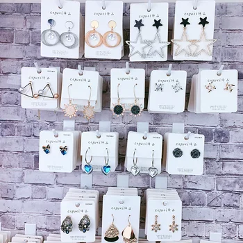 

30 Pairs/lot fashion classical women earrings wholesale small size earring jewelry lot 201102-17