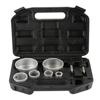 

1Set 22, 28, 35, 44, 68 and 73 mm for Tile Ceramic Marble Glass Diamond Coated Hole Saw Drill Bit Tool Set
