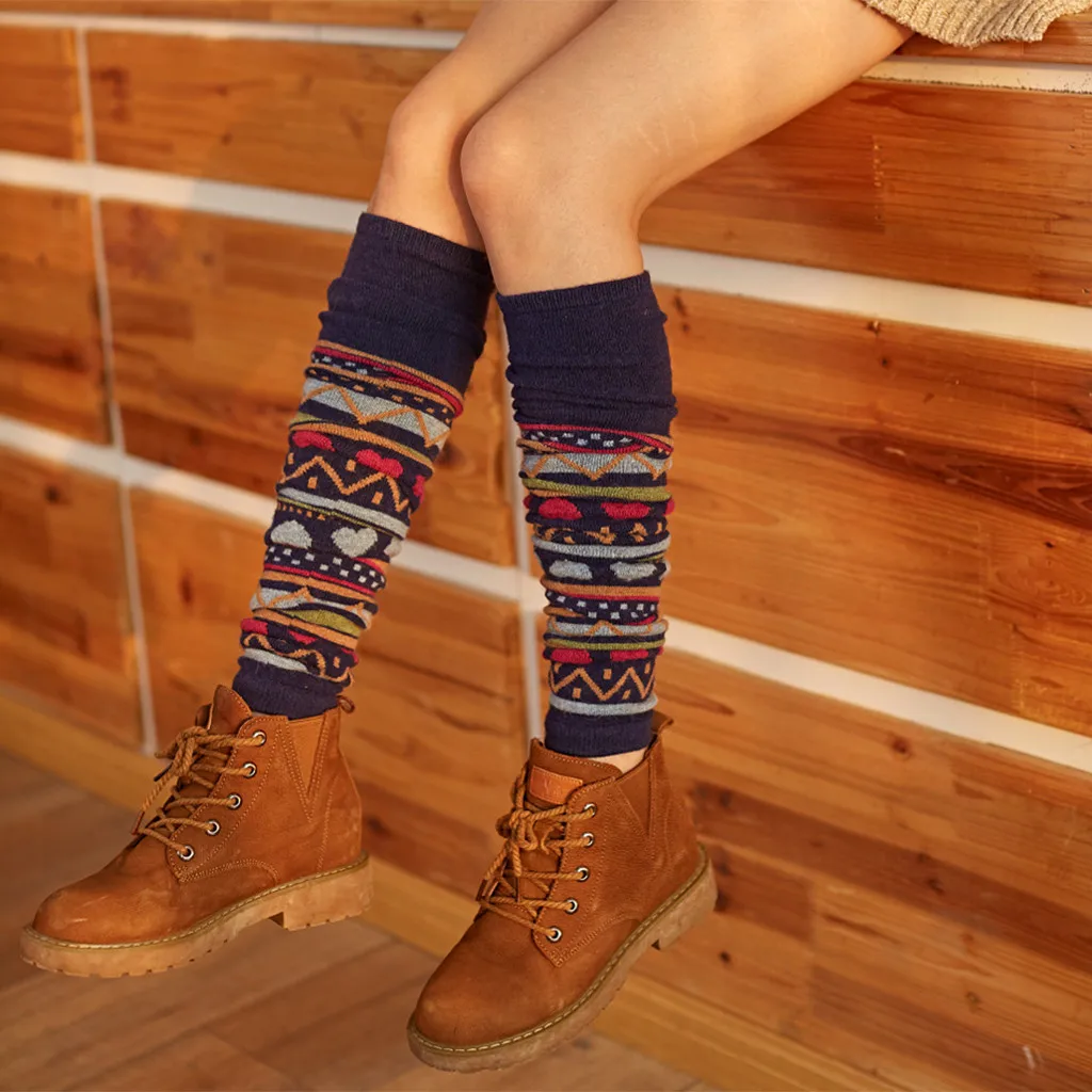 1 Pair Women Girls Leg Warmers Socks Long Footless Socks Winter Autumn Dance Ballet Stocks Leg Warmers Women Calcetin Para Bota