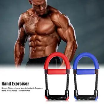 

Adjustable Power Wrist Device Forearm Force Flexor Strength Hand Gripper Training Tool Exerciser Steel Spring Fitness Equipment