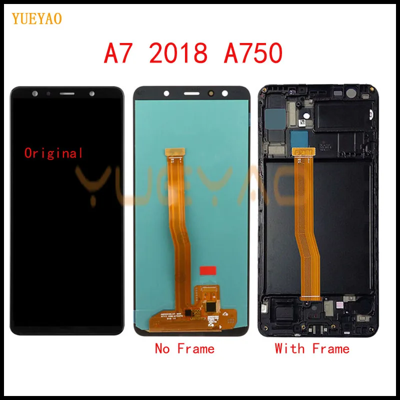 Дисплейный модуль для Samsung Galaxy A7 100% A750 A750F SM-A750F A750FN A750G 2018 | Мобильные телефоны и