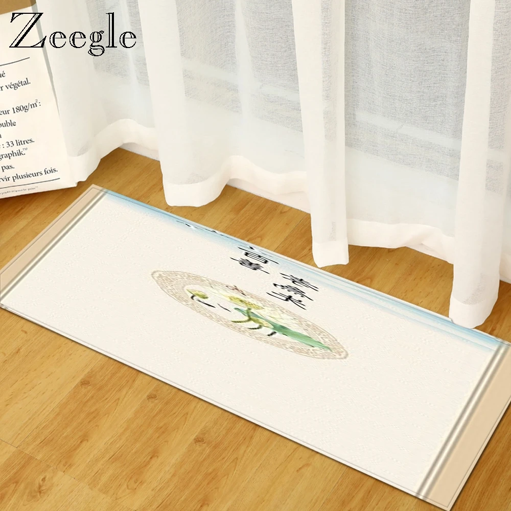 Zeegle ковер пестрый Коврик Противоскользящий коврик на кухню Ванная комната Душ влагопоглощающий коврик для прихожей длинный прямоугольник прикроватный коврик