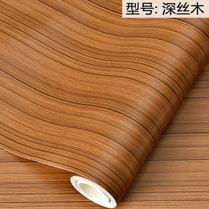 Self adhesive 10 м ПВХ деревянные обои для кухни пленки восстановленные Одежда Шкаф Дверь мебель для домашнего декора стикер стены - Цвет: Self adhesive