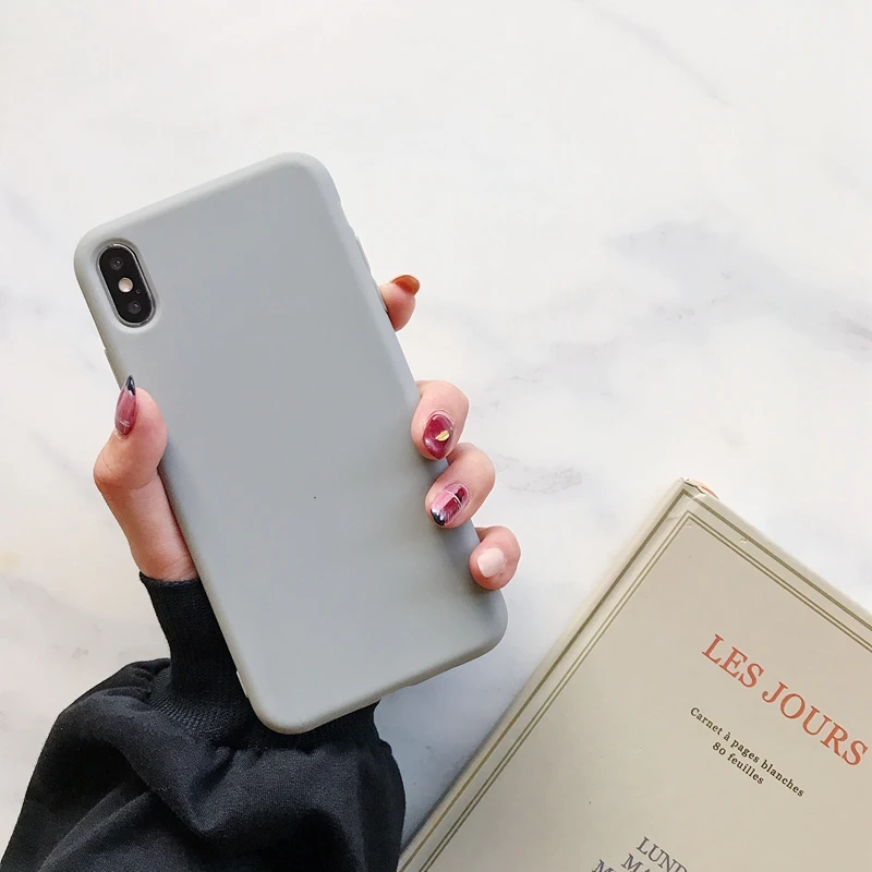 WT-11 Роскошный силиконовый чехол для iPhone 7, 8 Plus, задняя крышка, мягкий ТПУ чехол для телефона, для iPhone X, XS, 11 Pro, Max, XR, 6, 6S Plus, чехол, Coque Etui - Цвет: WT-11