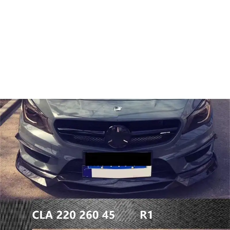 Авто стикер стиль литья модификация автомобиля Coche протектор бампера Стайлинг молдинги 16 17 для Mercedes Benz CLA класс - Цвет: Number 2