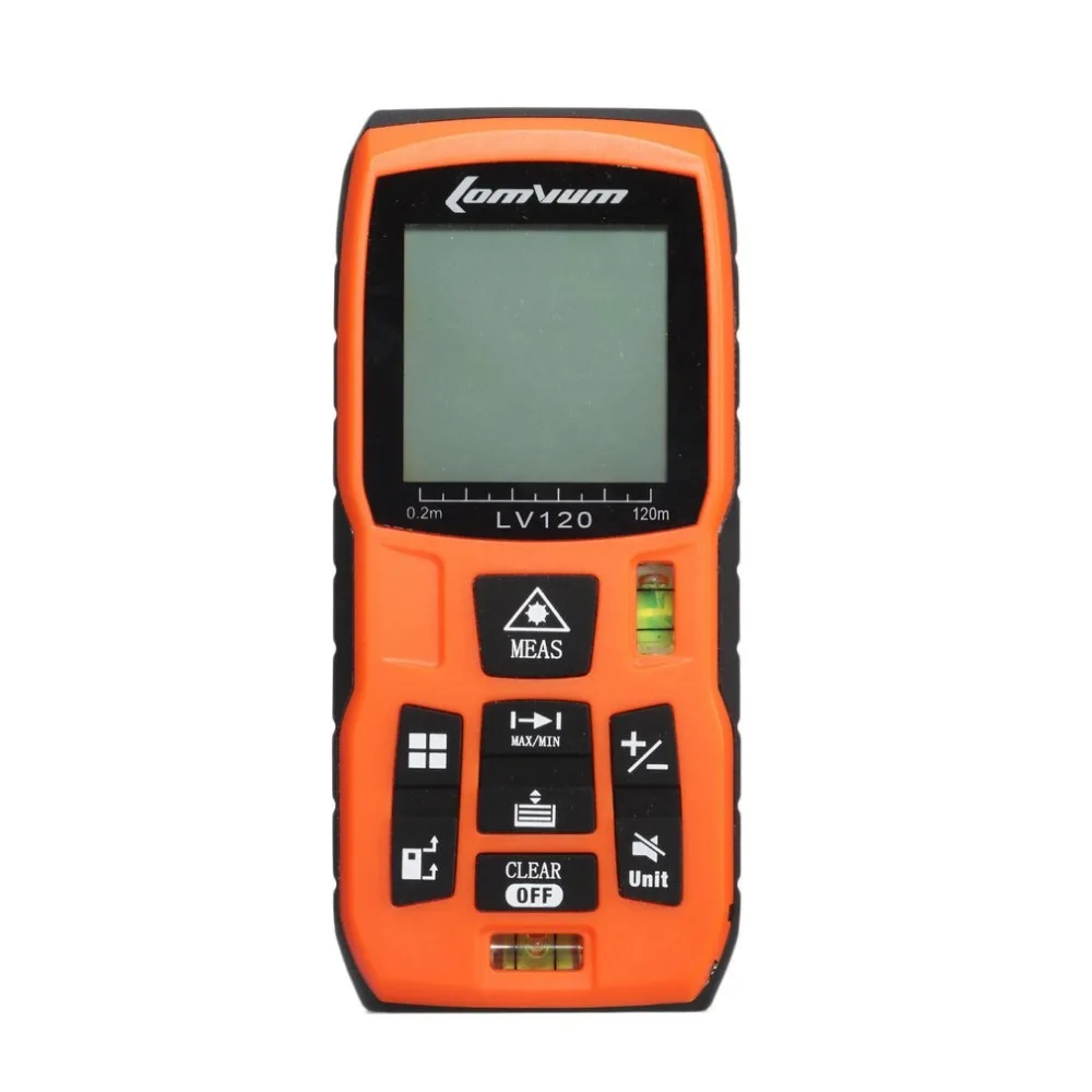 

Lomvum 120m Handheld Laser Distance Meter Rangefinders Diastimeter Area Volume Angle Automatic Calibration Range Finder