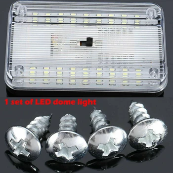 

Vehicle Car Interior Dome Roof Ceiling Lamp Trunk Light DC12V 36 LEDs White Remote Control Side Light Side Wedge Bulbs