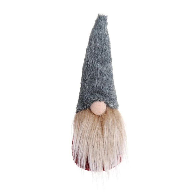 H Kerstboom opknopping орнамент плюш Kerstman Pop Met opknopping Touw Bruiloft подарочная вешалка Decoraties Voor Huis - Цвет: H