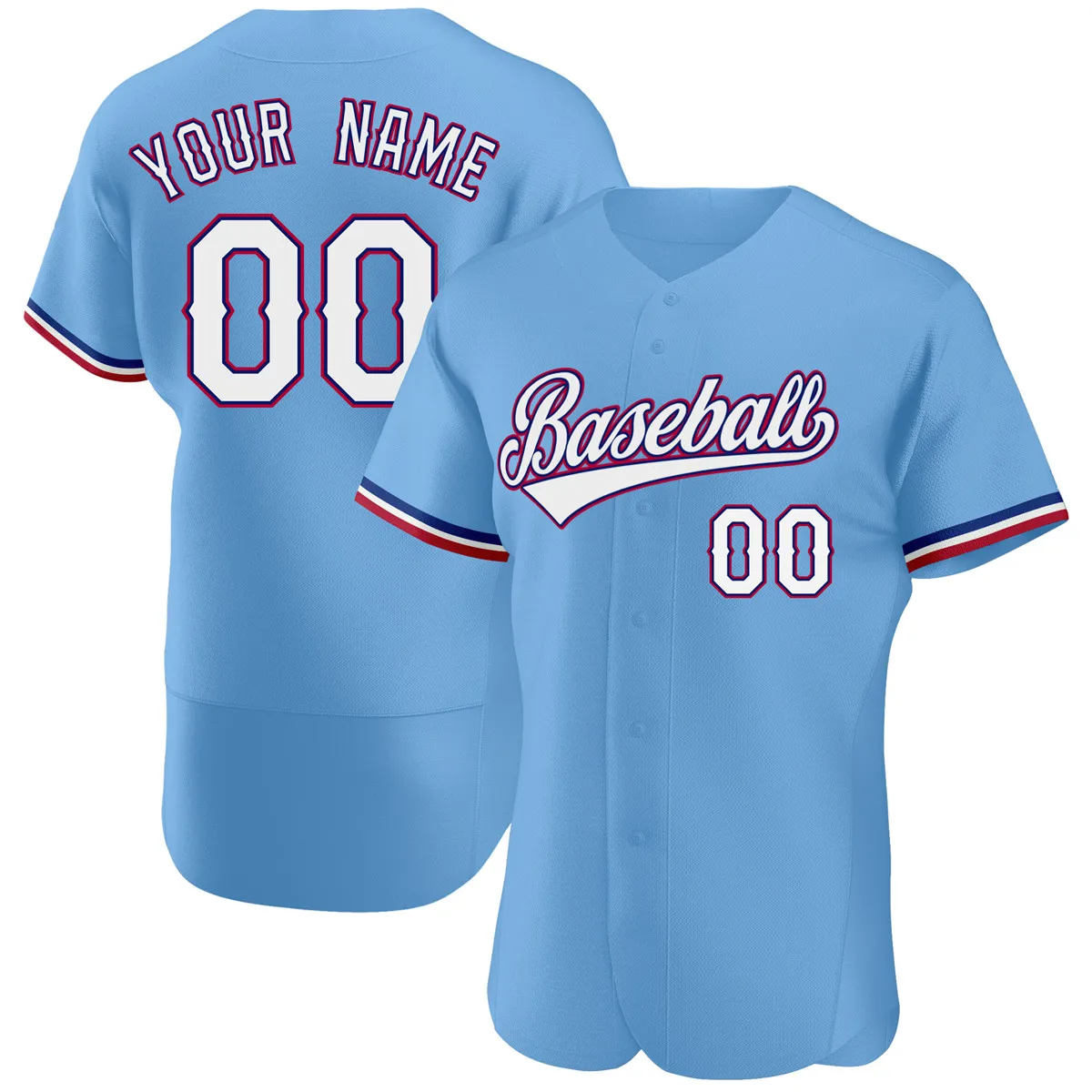 Custom Baseball Jersey Printed Team Name/number Customized Cool Short