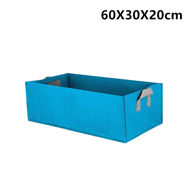 60x30x20cm Экологический растительный мешок плантатор для выращивания картофеля «сделай сам» нетканый материал томатный мешок-контейнер для посадки растений садовый цветочный горшок - Цвет: 60x30x20cm