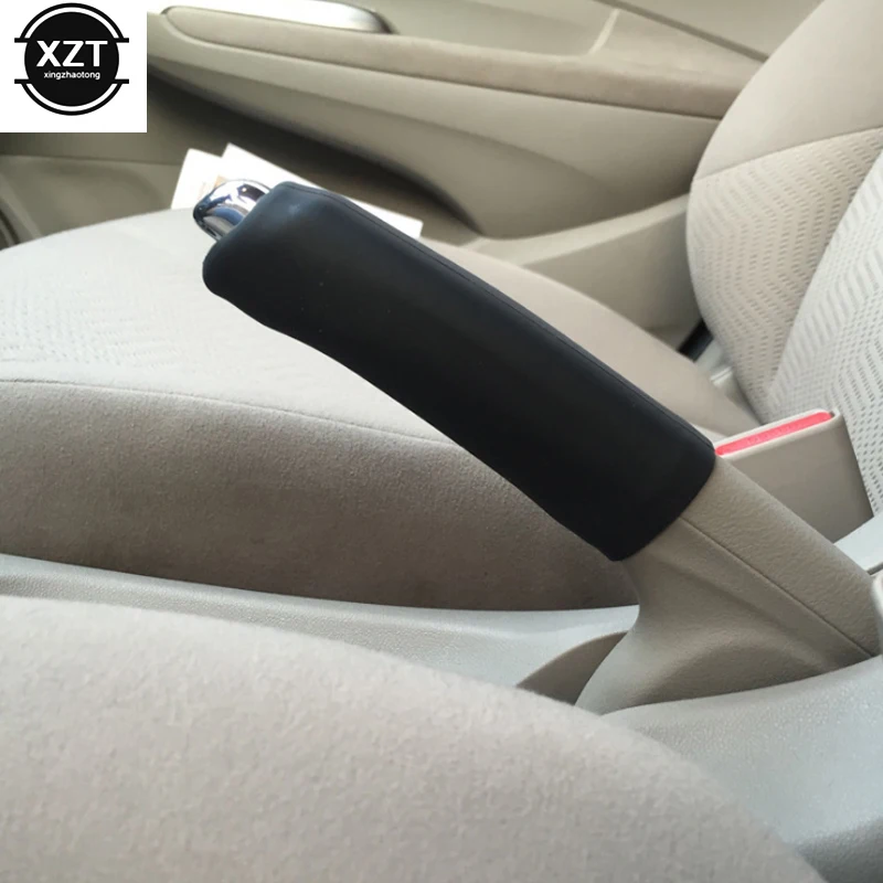 Silicone Sleeve Car Handbrake Covers Gel Cover Anti-slip Parking Hand Brake Grips Sleeve Universal Decoration Auto Accessories