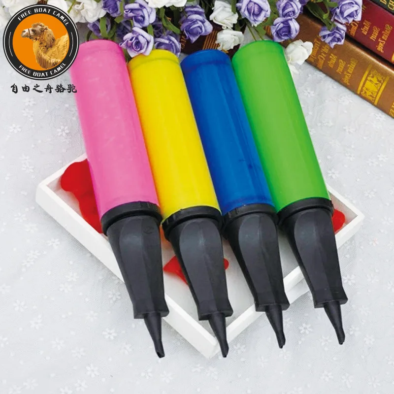

Portable Mini Hand Push Charging Cylinder Balloon Toy Tire Pump U-Shaped Inflatable Pillow Inflator