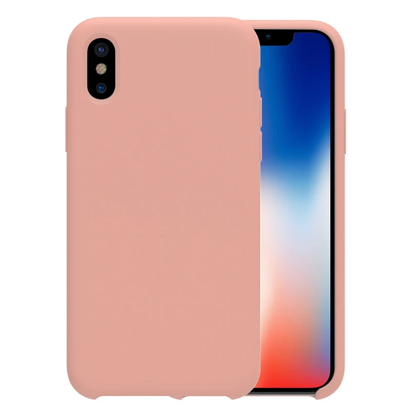 Роскошный официальный силиконовый чехол для iphone 11 Pro Max 6s 6 8 7 Plus с логотипом для iphone 11 Pro Max Чехол 7 8Plus X XS XR чехол - Цвет: Begonia