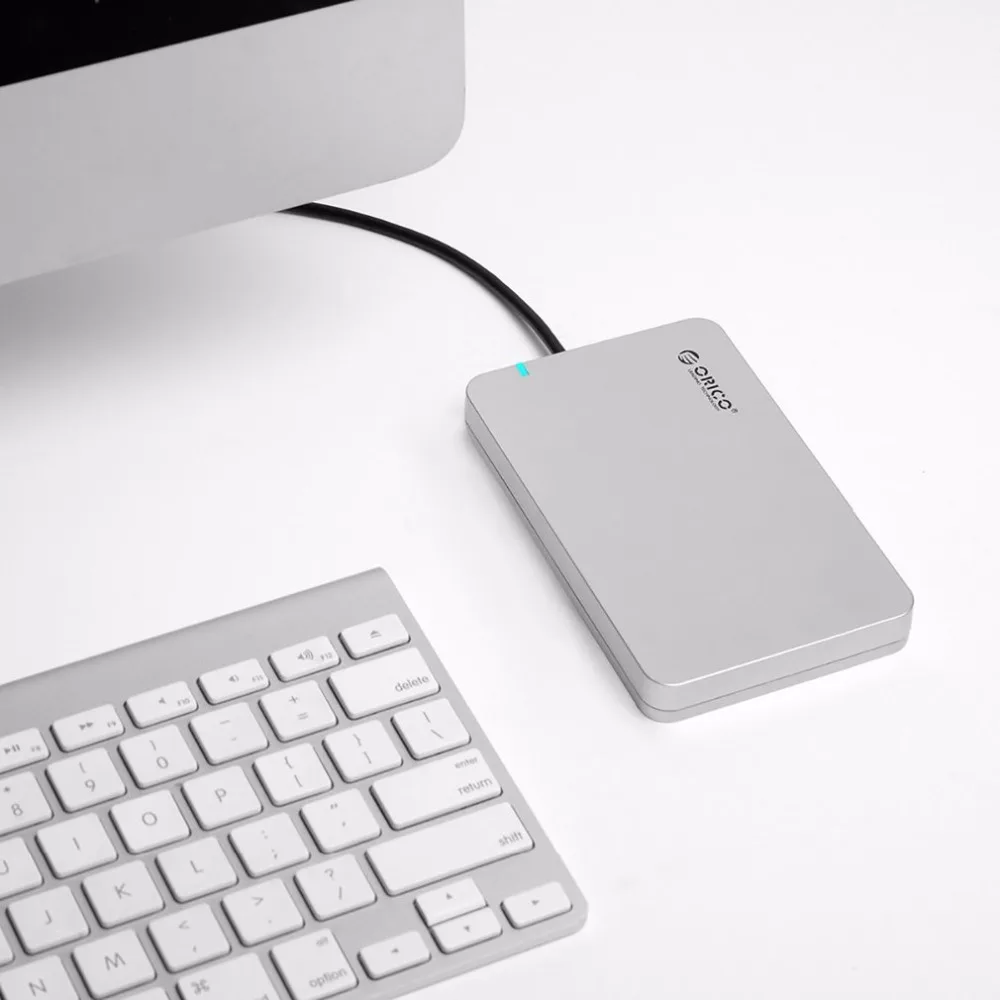 ORICO MICROB жесткий диск Box2.5 SATA3 к USB3.0 SSD HDD внешний корпус Чехол Поддержка 5 Гбит/с UASP инструмент бесплатно Портативный 9,5 мм