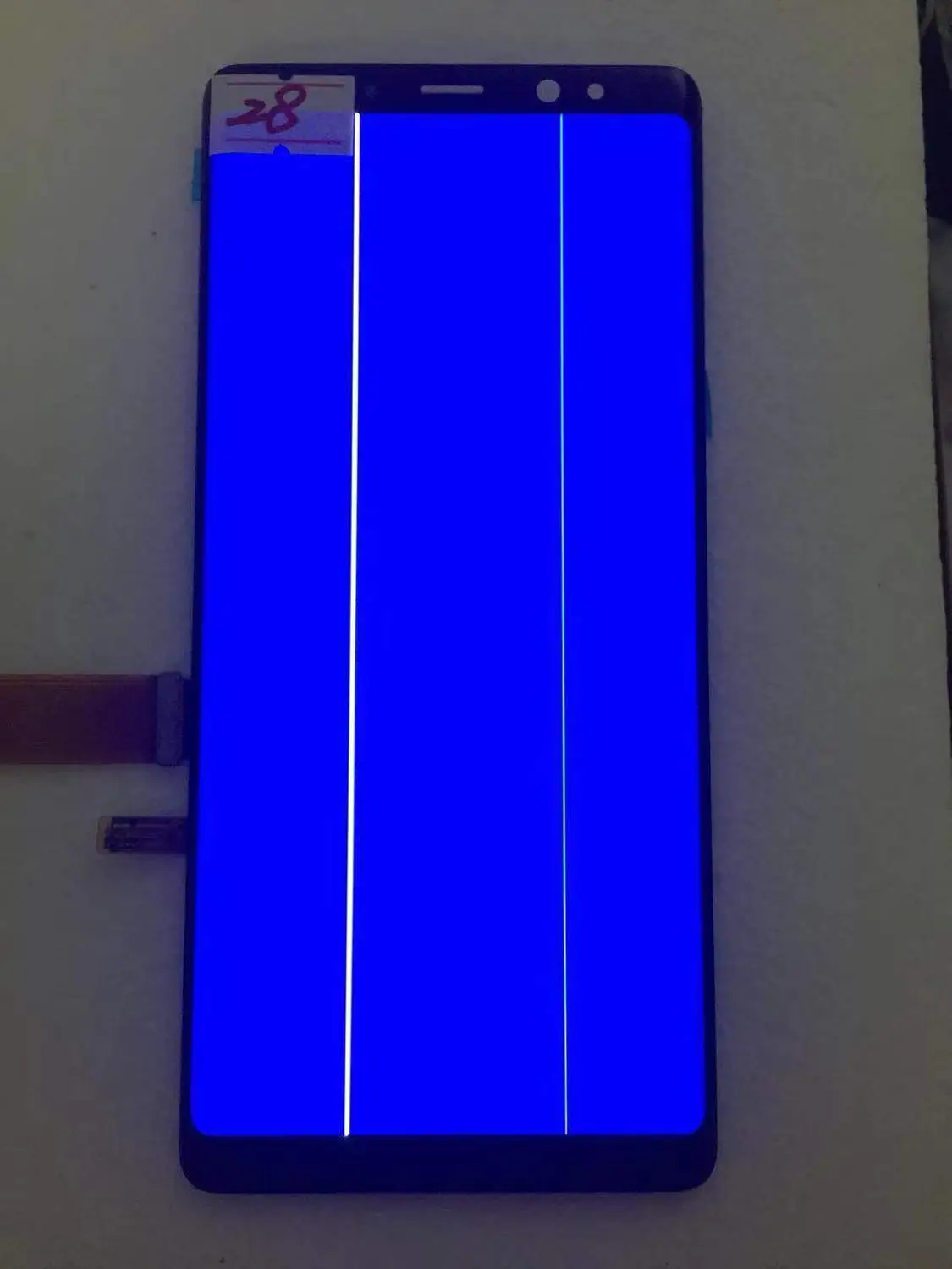 AMOLED с линейным дисплеем для SAMSUNG Galaxy NOTE8 lcd N950 N950F дисплей сенсорный экран Запасные части линейный экран - Цвет: NO.28