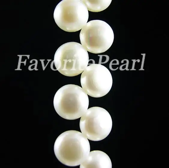 

Favorite Pearl Necklace AAA Double Row 8-9mm White Color Natural Freshwater Pearl Necklace Handmade Charming Wedding Women Gift